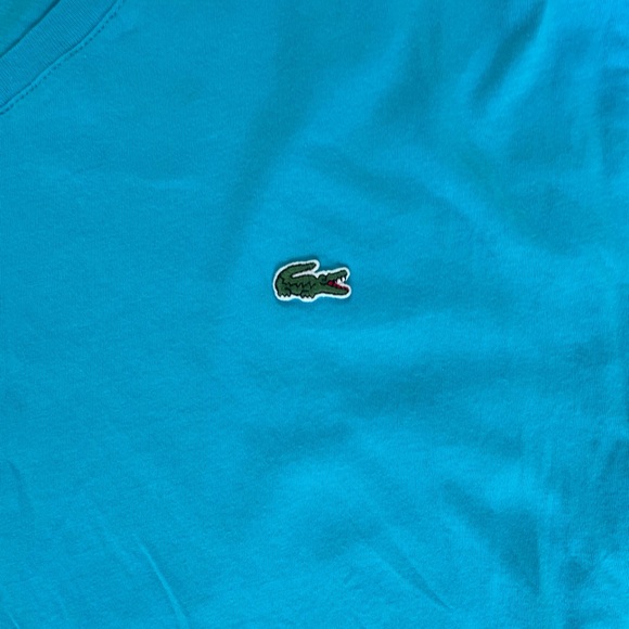 Lacoste v-neck shirt - Picture 2 of 3